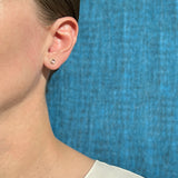 10k amethyst stud earrings