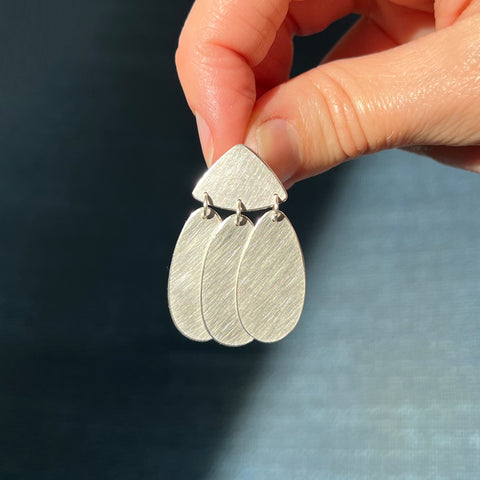 Small Chandelier Earrings, silver or gold