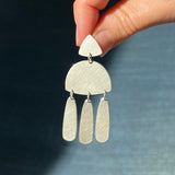 Medium Chandelier Earrings, silver or gold