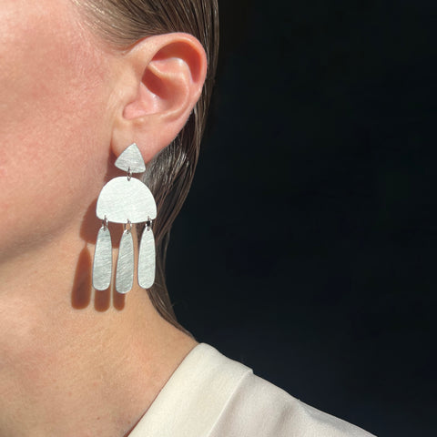 Medium Chandelier Earrings, silver or gold