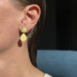 Tear Drop Earrings, gold
