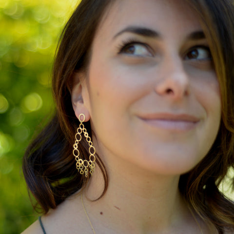 Small dangle earrings