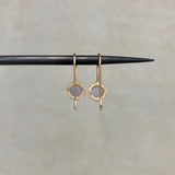 Blue Chalcedony Gem Drop Earrings