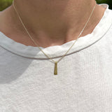 Three tassel necklace