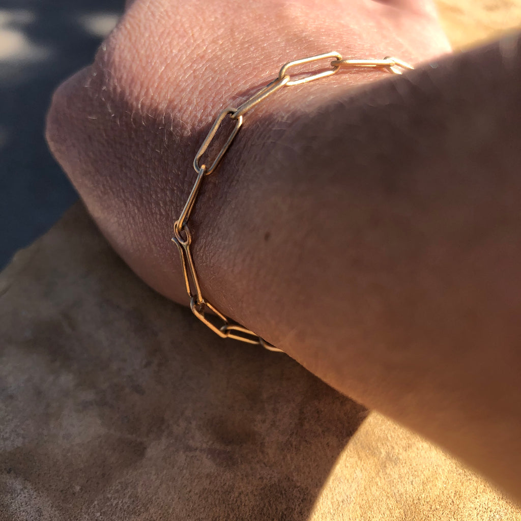 Handmade chain deals bracelet